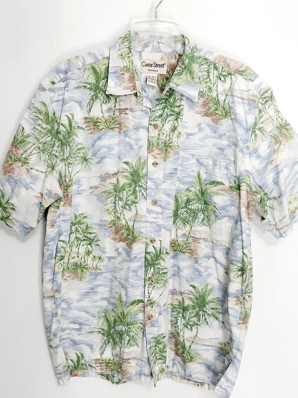 🔵BOGO FREE🔵 Cooke Street Shirt Honolulu Hawaiian Tropical Button Down Sz L